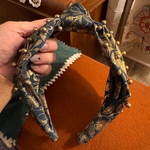 💛Rifle Paper Co. Embellished Colete Pearls Floral Headband